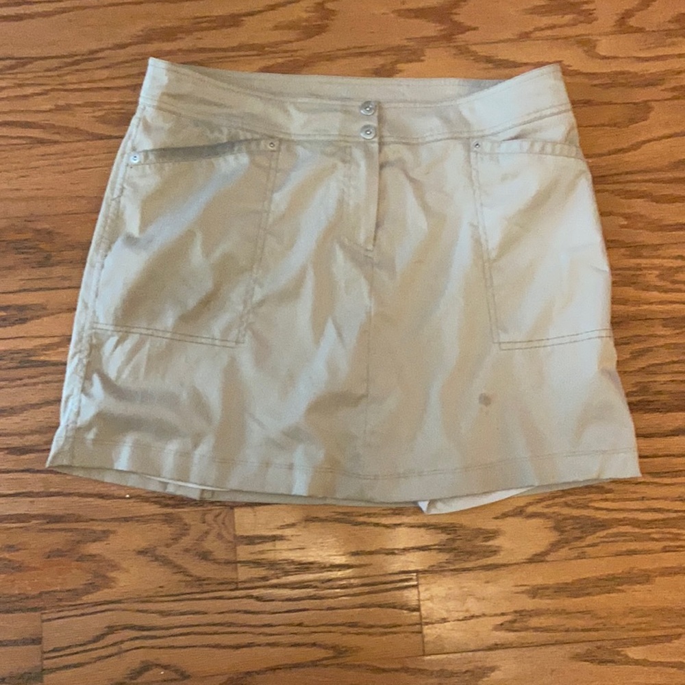 Tail Tan/Cream Woman’s Athletic Mini Skort with Pockets 10